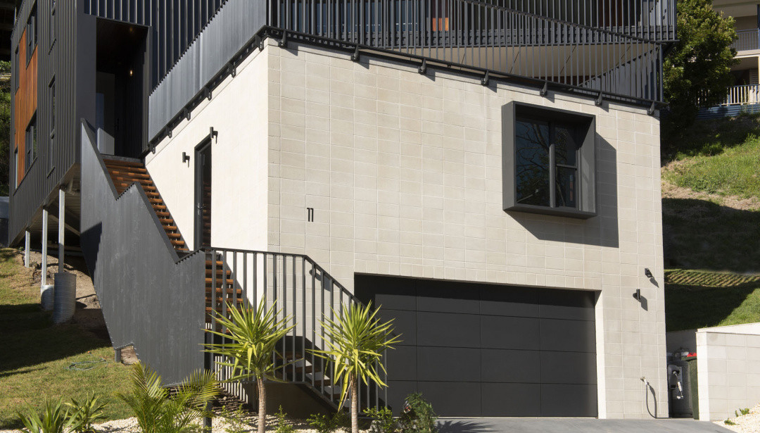 matte black garage